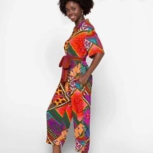 FARM Rio colorful print jumpsuit